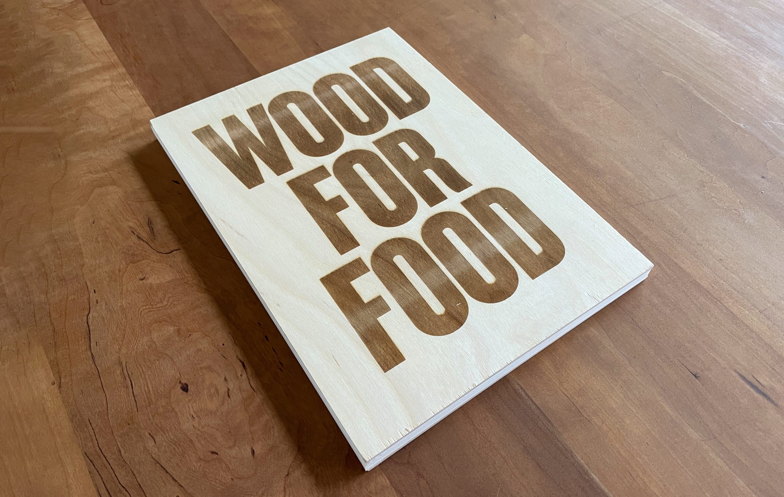 Wood for Food thesis research book photo Merel Witteman